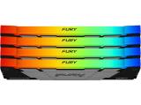 64 GB = KIT 4X16GB DDR4 3600 за компютър Kingston FURY Renegade RGB KF436C16RB12AK4/64 снимка №2