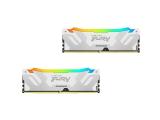 32 GB = KIT 2X16GB DDR5 8000 за компютър Kingston Fury Renegade RGB White KF580C38RWAK2-32 снимка №2