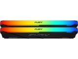 32 GB = KIT 2X16GB DDR4 3600 за компютър Kingston FURY Beast RGB KF436C18BB2AK2/32 снимка №2 32 GB = KIT 2X16GB DDR4 3600 за компютър Kingston FURY Beast RGB KF436C18BB2AK2/32 снимка №2