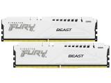 32 GB = KIT 2X16GB DDR5 6000 за компютър Kingston FURY Beast White KF560C36BWE2K2-32 снимка №2