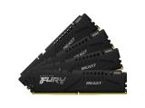 128 GB = KIT 4X32GB DDR5 5600 за компютър Kingston FURY Beast KF556C40BBK4-128 снимка №3 128 GB = KIT 4X32GB DDR5 5600 за компютър Kingston FURY Beast KF556C40BBK4-128 снимка №3