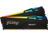 64GB = KIT 2X32GB DDR5 6400 за компютър Kingston FURY Beast RGB KF564C32BBAK2-64 снимка №2