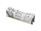 64GB = KIT 2X32GB DDR5 6400 за компютър Kingston Fury Renegade RGB White KF564C32RWAK2-64 снимка №3