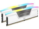 32 GB = KIT 2X16GB DDR5 6000 за компютър Corsair Vengeance RGB White CMH32GX5M2B6000Z30W снимка №2