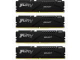 128 GB = KIT 4X32GB DDR5 5200 за компютър Kingston FURY Beast KF552C40BBK4-128 снимка №2