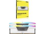 64GB = KIT 2X32GB DDR5 6400 за компютър Corsair Vengeance RGB White CMH64GX5M2B6400C32W снимка №3