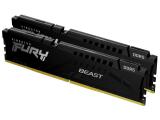 64GB = KIT 2X32GB DDR5 6400 за компютър Kingston FURY Beast Black KF564C32BBEK2-64 снимка №2 64GB = KIT 2X32GB DDR5 6400 за компютър Kingston FURY Beast Black KF564C32BBEK2-64 снимка №2