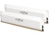 64GB = KIT 2X32GB DDR5 6400 за компютър Crucial Pro Overclocking White CP2K32G64C40U5W снимка №3