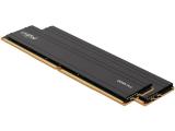 32 GB = KIT 2X16GB DDR5 6400 за компютър Crucial CP2K16G64C38U5B Black снимка №2