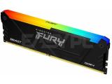 16GB DDR4 3200 за компютър Kingston FURY Beast RGB KF432C16BB12A/16 снимка №2