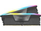 64GB = KIT 2X32GB DDR5 6000 за компютър Corsair Vengeance RGB Grey CMH64GX5M2D6000Z40 (Expo and XMP) снимка №2