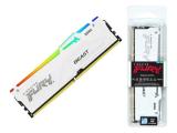 32GB DDR5 6000 за компютър Kingston FURY Beast White RGB KF560C30BWEA-32 XMP, EXPO снимка №3 32GB DDR5 6000 за компютър Kingston FURY Beast White RGB KF560C30BWEA-32 XMP, EXPO снимка №3