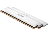 32 GB = KIT 2X16GB DDR5 6400 за компютър Crucial Pro Overclocking White CP2K16G64C32U5W Цена и описание.
