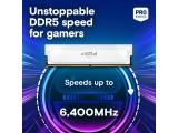 16GB DDR5 6400 за компютър Crucial Pro White CP16G64C38U5W снимка №2