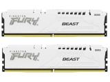 64GB = KIT 2X32GB DDR5 6000 за компютър Kingston FURY Beast White KF560C30BWEK2-64 Retail снимка №3