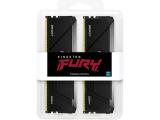 64GB = KIT 2X32GB DDR4 3200 за компютър Kingston FURY Beast RGB Black KF432C16BB2AK2/64 снимка №3