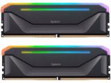 32 GB = KIT 2X16GB DDR5 6000 за компютър Apacer Nox RGB black AH5U32G60C622NBAA-2 снимка №2