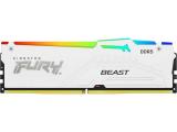 32GB DDR5 5200 за компютър Kingston FURY Beast White RGB Intel XMP KF552C40BWA-64 снимка №2 32GB DDR5 5200 за компютър Kingston FURY Beast White RGB Intel XMP KF552C40BWA-64 снимка №2