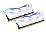 32 GB = KIT 2X16GB DDR5 6400 за компютър Team Group T-Force DELTA RGB White FF4D532G6400HC32ADC01 снимка №2