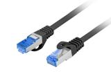 Lanberg Patch Cord CAT.6A S/FTP LSZH CCA 0.5m Fluke Cert. sw снимка №2