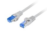 Lanberg Patch Cord CAT.6A S/FTP LSZH CCA 3m Fluke Cert. grey снимка №3