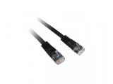 NN UTP CAT5E FLAT CABLE 2M /Black лан кабел кабели и букси RJ45 Цена и описание.