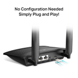 TP-Link Безжичен рутер TP-LINK TL-MR100, N300, 4G LTE, 2 вътрешни WiFi антени, настолен NEW снимка №3 TP-Link Безжичен рутер TP-LINK TL-MR100, N300, 4G LTE, 2 вътрешни WiFi антени, настолен NEW снимка №3