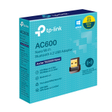 TP-Link Безжичен адаптер TP-Link Archer T600UB Nano,600Mbps, 2.4Ghz/5GHz USB, Bluetooth NEW снимка №6