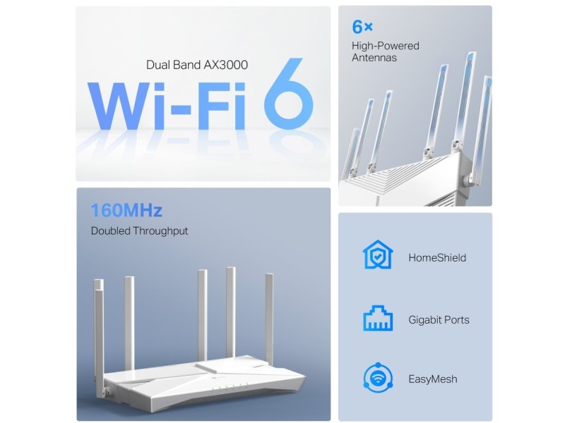 TP-Link Archer AX56 AX3000 Gigabit Wi-Fi 6 Router