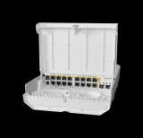 MikroTik Комутатор MikroTik CRS318-16P-2S+OUT, netPower 16P, 16x Gbit PoE, 2xSFP+ NEW снимка №2 MikroTik Комутатор MikroTik CRS318-16P-2S+OUT, netPower 16P, 16x Gbit PoE, 2xSFP+ NEW снимка №2