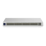 Ubiquiti Комутатор Ubiquiti USW-48, 48x Gbit, 4xSFP слота, L2 управляем, 1.3" цветен дисп NEW снимка №2 Ubiquiti Комутатор Ubiquiti USW-48, 48x Gbit, 4xSFP слота, L2 управляем, 1.3" цветен дисп NEW снимка №2