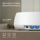 TP-Link Безжичен рутер TP-LINK Deco BE25(2-pack), BE3600, 2x 2.5GbE, Wi-Fi 7 NEW снимка №5 TP-Link Безжичен рутер TP-LINK Deco BE25(2-pack), BE3600, 2x 2.5GbE, Wi-Fi 7 NEW снимка №5