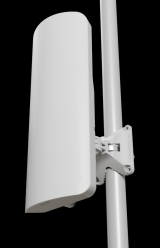 Нови модели и предложения за лан компонент MikroTik Антена MikroTik L22UGS-5HaxD2HaxD-15S,секторна,mANTBox ax,Wi-Fi 6,12 dBi,20 км. NEW