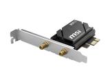 MSI Herald BE6500 WiFi7 PCIe x1 card, GPBE65 снимка №5 MSI Herald BE6500 WiFi7 PCIe x1 card, GPBE65 снимка №5