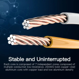 Vention Vention Кабел LAN UTP Cat5e Patch Cable - 30M Blue - VAP-A10-S3000 VAP-A10-S3000 NEW снимка №5 Vention Vention Кабел LAN UTP Cat5e Patch Cable - 30M Blue - VAP-A10-S3000 VAP-A10-S3000 NEW снимка №5