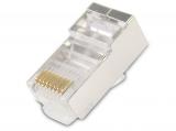 VCom UTP connectors Cat6 STP/Shielded/RJ45 - 20pcs pack - кабели и букси