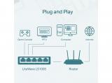 TP-Link LS1005 5-порта 10/100Mbps снимка №3 TP-Link LS1005 5-порта 10/100Mbps снимка №3
