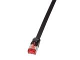LogiLink Cable CAT6A 2m Black лан кабел кабели и букси RJ45 Цена и описание.