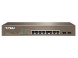 Описание и цена на 10 port Tenda TEG3210P 8G+2SFP Managed PoE Switch