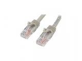 Описание и цена на лан кабел StarTech 3m Gray Cat5e / Cat 5 Snagless Patch Cable