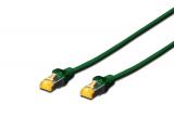 Digitus CAT 6A S/FTP patch cord 3m, green лан кабел кабели и букси RJ45 Цена и описание.