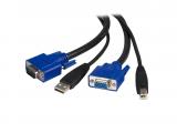 StarTech 6 ft 2-in-1 USB KVM Cable KVM кабели и букси - Цена и описание.