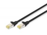 Digitus CAT 6A S/FTP patch cord 3m, black - кабели и букси