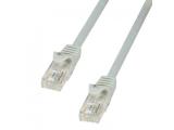 LogiLink UTP cable CAT 5e 3m gray лан кабел кабели и букси RJ45 Цена и описание.
