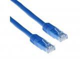 ACT Blue 1.0 meter U/UTP CAT6 patch cable with RJ45 connectors - кабели и букси