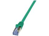 LogiLink PrimeLine Patch cable CAT 6a 1.5 m - green лан кабел кабели и букси RJ45 Цена и описание.