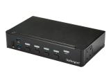 Описание и цена на KVM StarTech 4 Port HDMI KVM - HDMI KVM Switch - 1080p - USB 3.0 & Audio Support