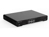 Описание и цена на Cloud Router Ruijie RG-NBS3100-8GT2SFP-P, 10-Port Gigabit Layer 2 Cloud Managed PoE Switch
