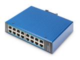 Digitus 16 Port Gigabit Network Switch, Industrial, Unmanaged, DN-651129 - Суичове