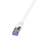 LogiLink PrimeLine CAT 6a patch cable 1 m white лан кабел кабели и букси RJ45 Цена и описание.
